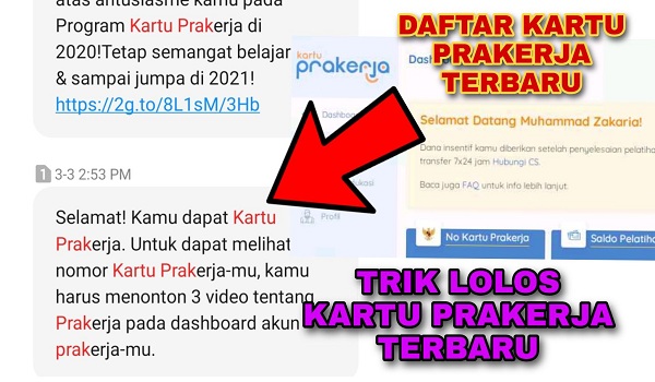 Trik Lolos Daftar Kartu Prakerja Terbaru 2021