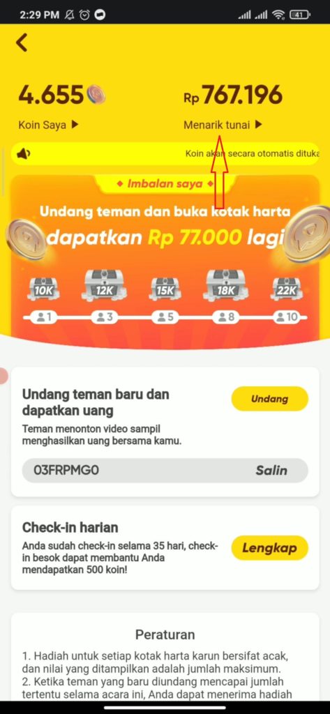 Alternatif baru Cara Tarik Saldo Snack Video lewat Shopeepay