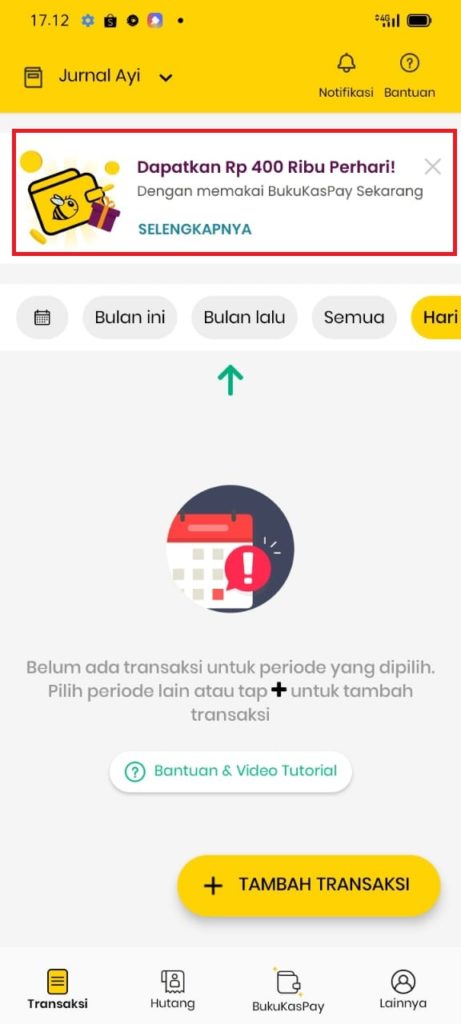 Cara Tarik Cashback dari Aplikasi Bukukas Terbaru