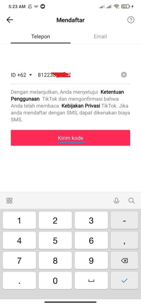 Cara Daftar di Aplikasi TikTok Lite