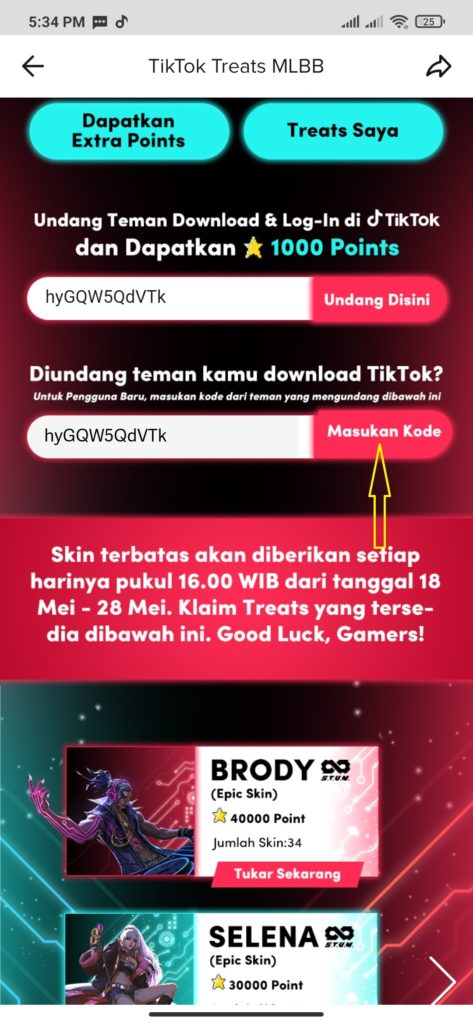 Cara Mengatasi Gunakan Kode Undangan yang Valid dan Coba lagi 