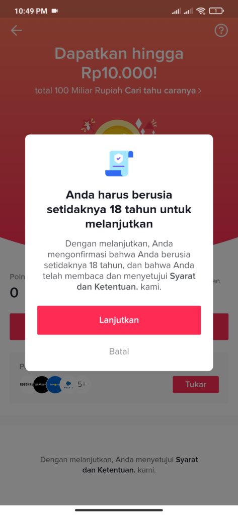 Cara Mendapatkan Uang dari Aplikasi TikTok ORI