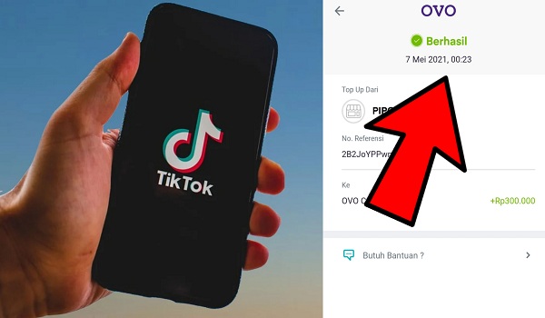 Bukti Pembayaran dari Aplikasi TikTok Lite Terbaru