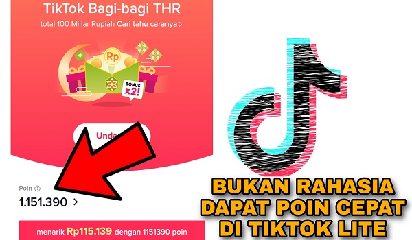 Cara Mendapatkan Poin Cepat di TikTok Lite Terbaru