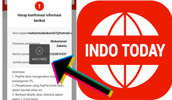 Cara Mengatasi Error 1002 Saat Penarikan di Indo Today