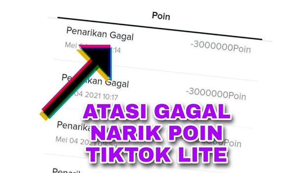 Cara Mengatasi Gagal Melakukan Penarikan Saldo TikTok Lite