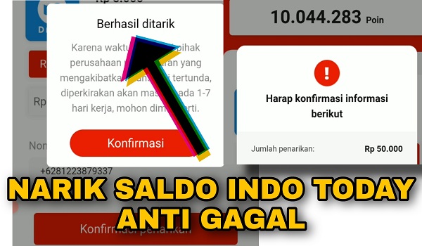 Cara Mengatasi Gagal Menarik Saldo Indo Today