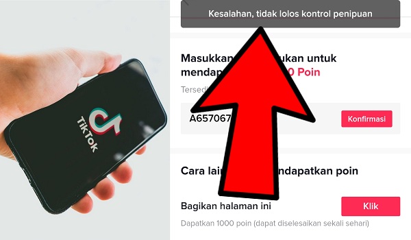 Cara Mengatasi Kesalahan Tidak Lolos Kontrol Penipuan TikTok Lite