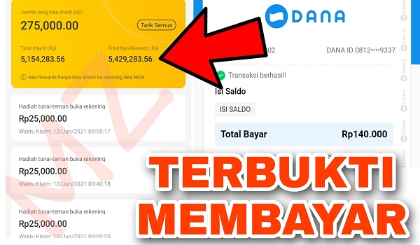 Apakah Aplikasi Bank Neo Commerce Membayar