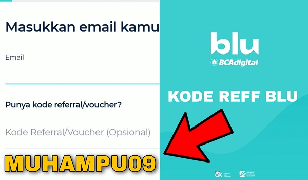 Cara Memasukan Kode Referral Aplikasi Blu Bank BCA