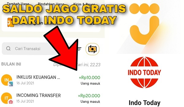 Cara Mendapatkan Saldo Bank Jago Gratis dari Indo Today
