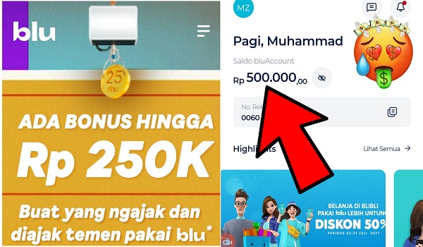 Cara Mendapatkan Uang dari Aplikasi Blu BCA Terbaru