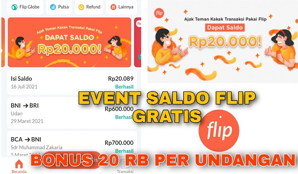 Cara Mendapatkan Uang dari Event Flip Terbaru