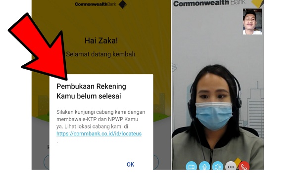 Cara Mengatasi Pembukaan Rekening Belum Selesai Commbank Mobile