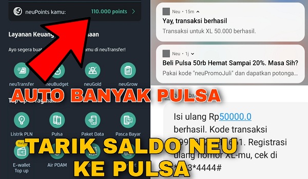 Cara Menukarkan Points Neu dengan Pulsa All Operator