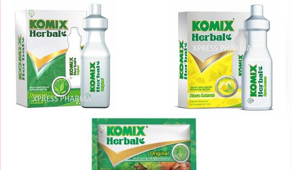 Komix Herbal Sachet dan Tube