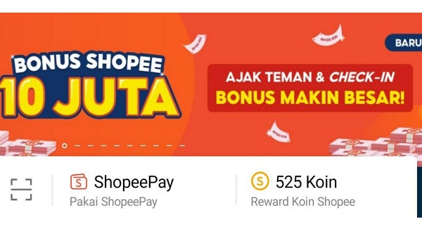 Cara Mendapatkan Saldo Shopeepay 10 Juta Terbaru