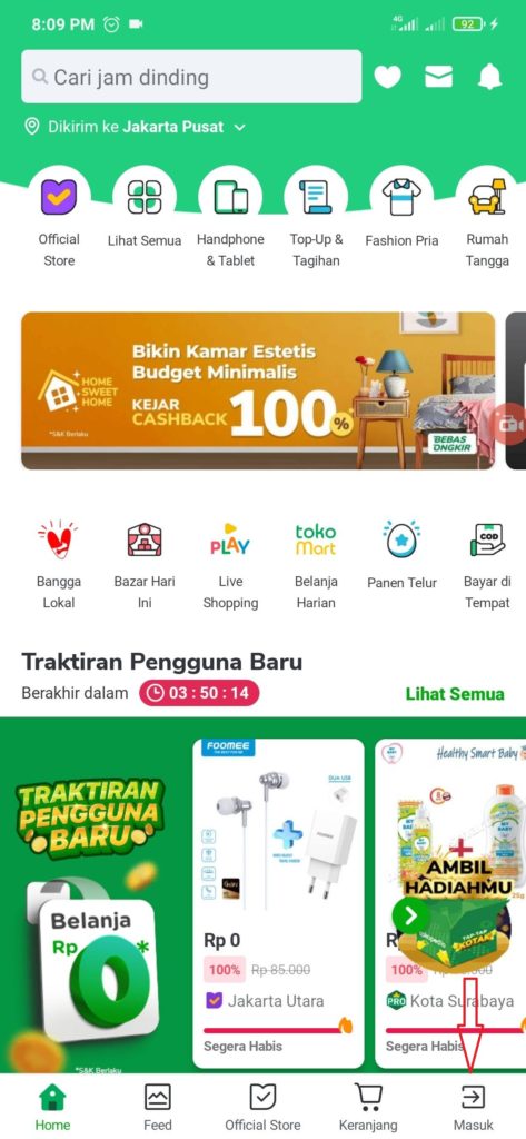 CARA MEMBUAT AKUN TOKOPEDIA UNTUK PRAERJA