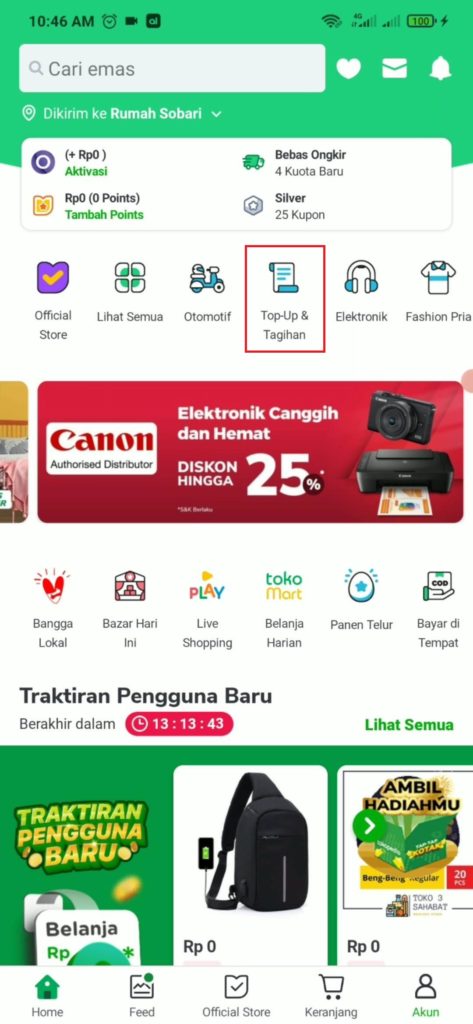 MENGGUNAKAN KUPON DISKON 50 RIBU TOKOPEDIA