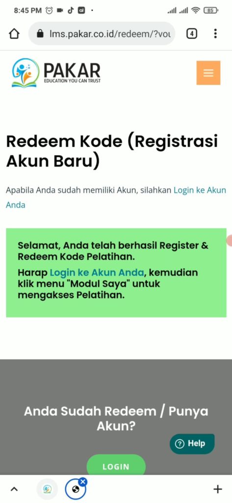 Cara Redeem Yang bener di Pakar