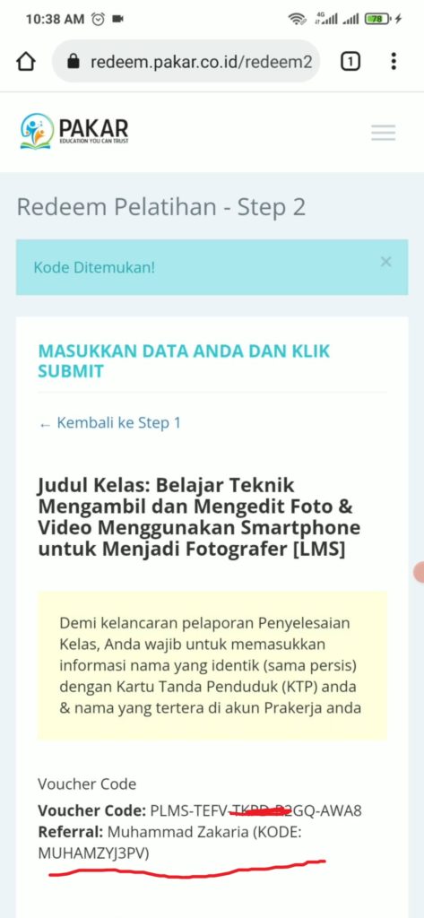 Kode Referral Situs Pakar