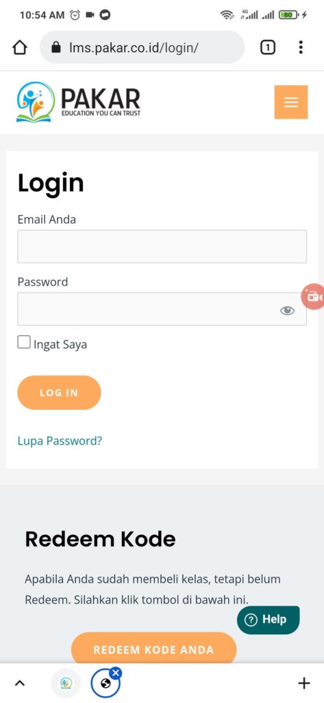 Cara Melakukan Pelatihan prakerja di situs pakar