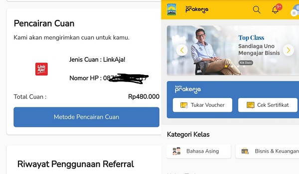 Berapalamakah Pencairan Uang Cuan di Situs Rumah Siap Kerja?