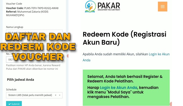 Cara Daftar dan Redeem Kode Referral Pakar Terbaru 2021