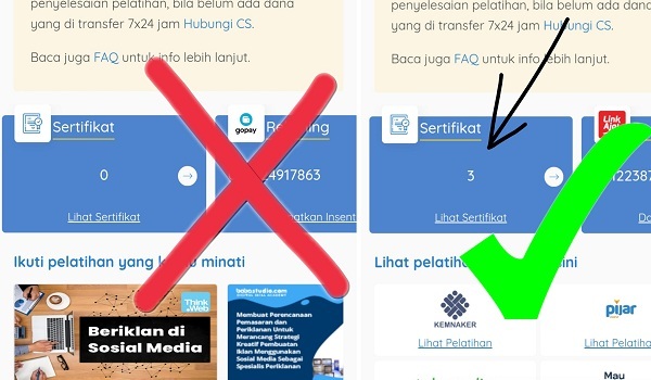 Kenapa Sertifikat Pelatihan Tidak Tampil di Situs Prakerja