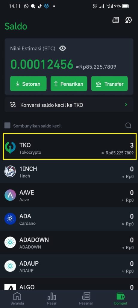 Cara Kirim Saldo Toko Crypto ke Teman 3 TKO