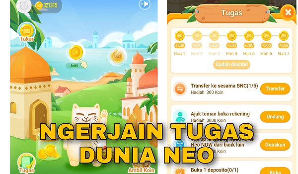 Cara Mengerjakan Misi Dunia Neo di Aplikasi Neobank