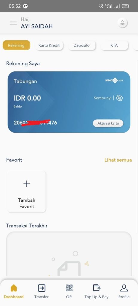 Cara Aktivasi Kartu Bank Motion Banking