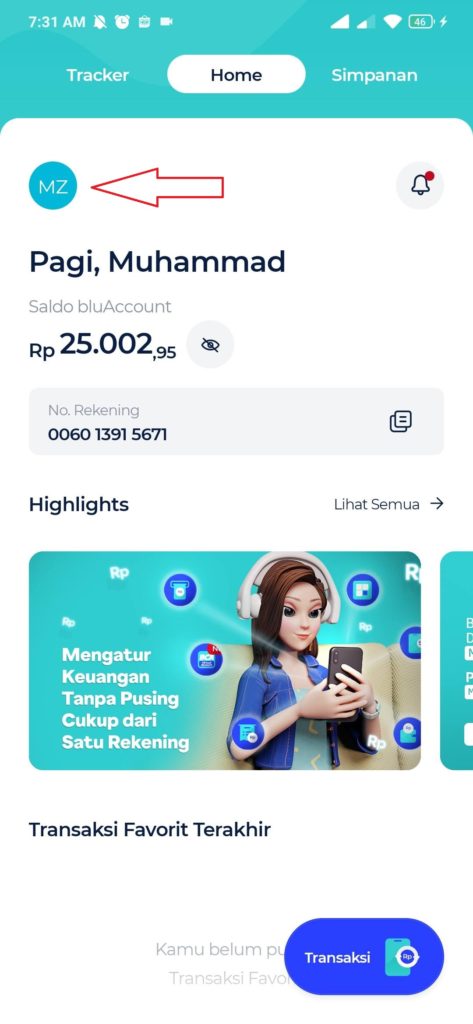 Cara Ajak Teman di Aplikasi Blu Bonus 250 Ribu