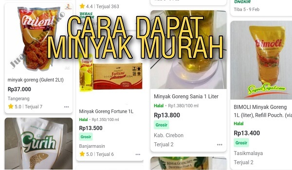 cara mendapatkan minyak goreng murah