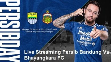 Link Live Streaming Gratis Persib Bandung Vs Bhayangkara FC