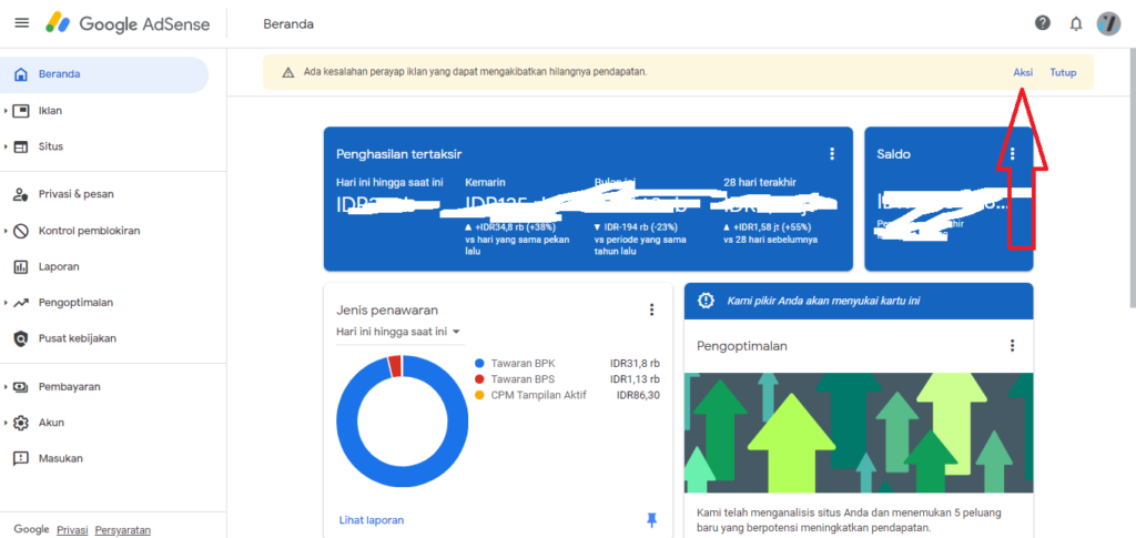 Cara Mengatasi Crawler: Server hosting kelebihan beban Google Adsense