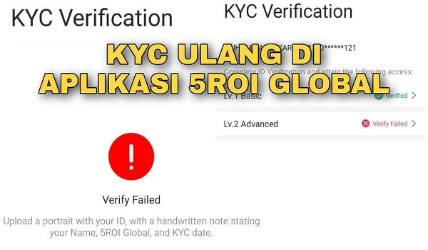 Cara Verifikasi Kyc Ulang di Aplikasi 5ROI Global