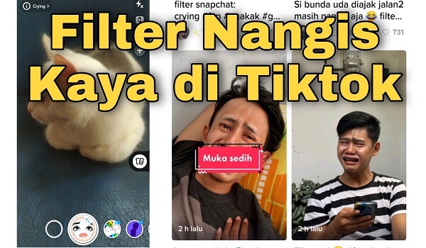 Cara Menggunakan Efek Nangis Seperti di Tiktok Terbaru