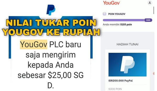 1000 Poin Yougov Survei Online Berapa Rupiah