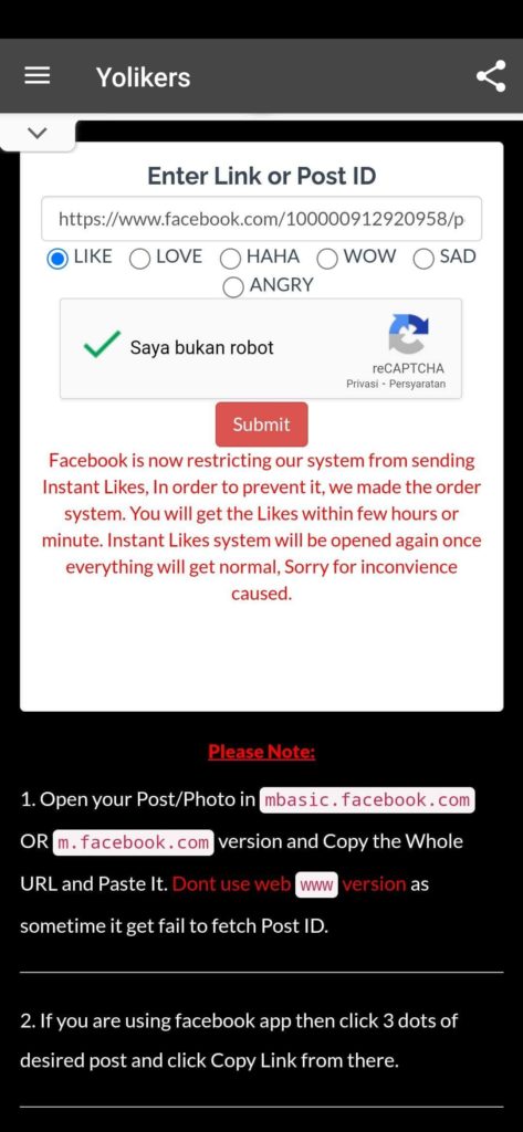 cara menggunakan aplikasi auto like 2022