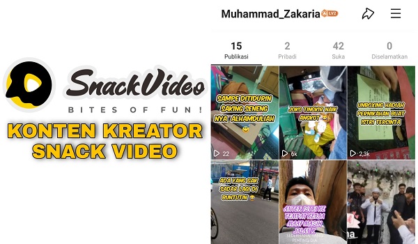 Cara Menjadi Konten Kreator di Snack Video 2022