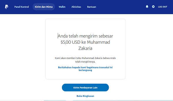 step terakhir kirim dollar paypal