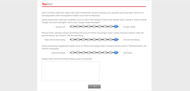 cara membrikan penilaian atau rating dan komentar di yougov