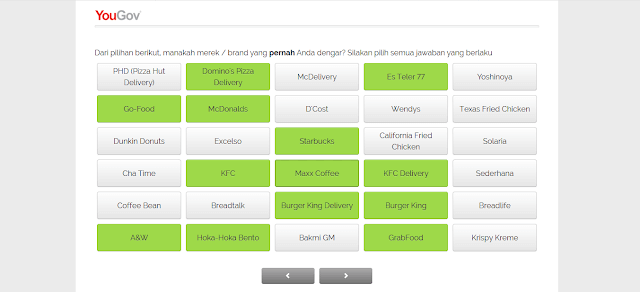 survei merk di yougov imbalan 150 poin