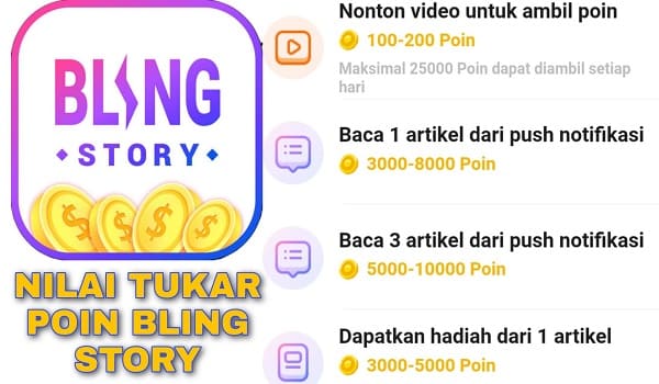 1000 Poin Bling Story Berapa Rupiah