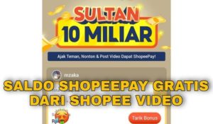 Cara Mendapatkan Shopeepay Gratis dari Shopee Video Terbaru