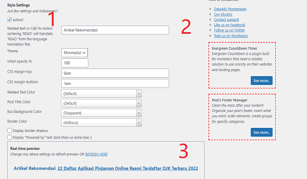 cara membuat artikel rekomendasi otomatis