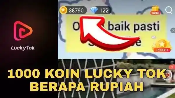 1000 Koin Aplikasi Lucky Tok Berapa Rupiah ?