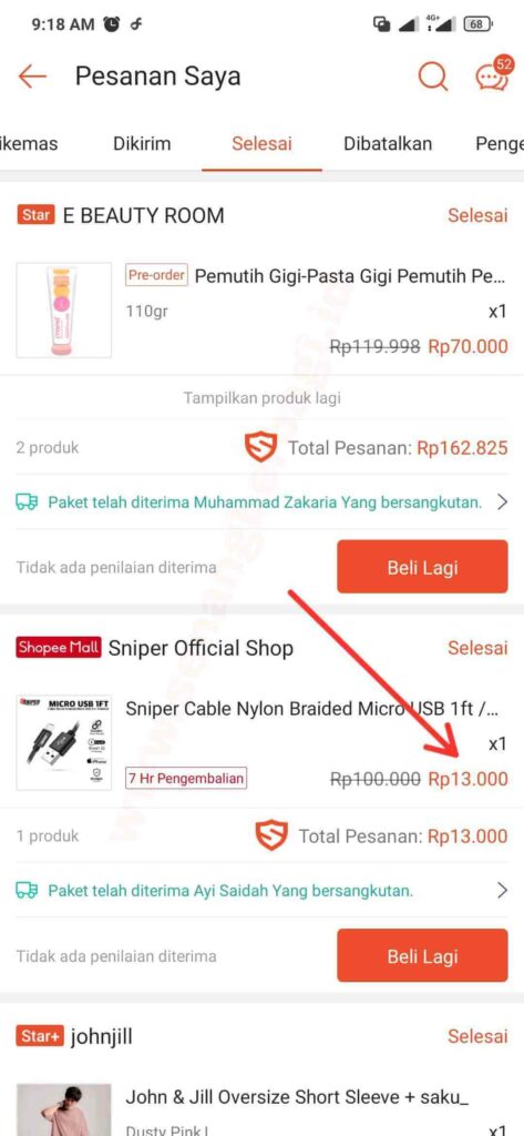 Cara Belanja Minimal 10 Ribu di Promo AJak Teman Bonus Shopee 10 Juta