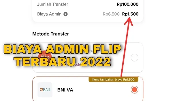 Berapa Biaya Admin di Aplikasi Flip Terbaru 2022 